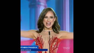 MissCosmoUkraine Anastasiia Panova 1theV misscosmo fail catwalk reels [upl. by Wiggins]