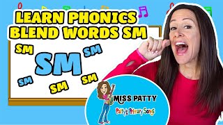 Learn Phonics Song for Children Blends Songs Letter Sm  Consonant Song for Kids by Patty Shukla [upl. by Raeann311]