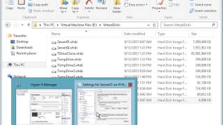 Creating a Differencing Disk in Windows Server 2012 R2 HyperV Part 2 [upl. by Avehsile]