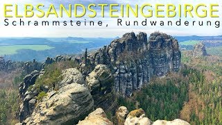 Elbsandsteingebirge Rundwanderung Schrammsteine [upl. by Ilysa]