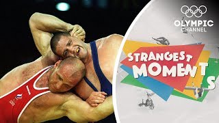 The Day an Olympic Wrestling Legend was Defeated  Strangest Moments [upl. by Anihcak]