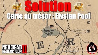 Red Dead Redemption 2  Solution carte au trésor dElysian Pool [upl. by Winifield]