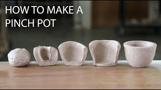 HOW TO MAKE A PINCH POT [upl. by Auqined]