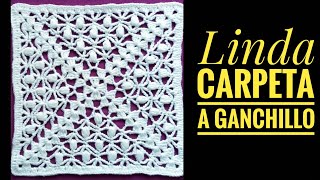 Carpeta tejido a crochet paso a pasoCuadrado a ganchillo tutorialGranny square crochet pattern [upl. by Noelyn]