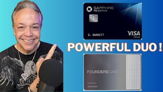 Founders Card amp Chase Sapphire Reserve  Most Underrated Duo [upl. by Leamsi]