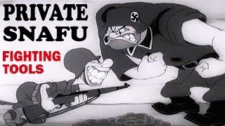 Private Snafu  Fighting Tools  1943  WW2 Cartoon  US Army Animated Training Film  Animation [upl. by Nylsaj74]