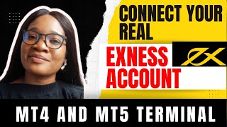 exness tutorial 2024 How to connect exness account to mt4 amp mt5 [upl. by Annerahs233]