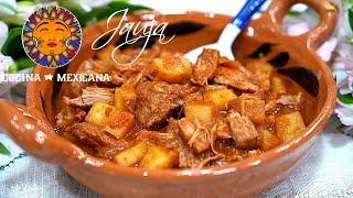 Carne con Papas en Salsa Guisado Caldosito [upl. by Marian]