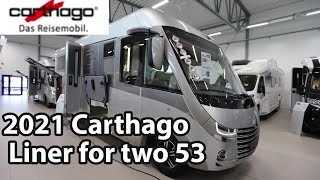 Carthago Liner for two 53 2021 Motorhome 783 m [upl. by Damita]