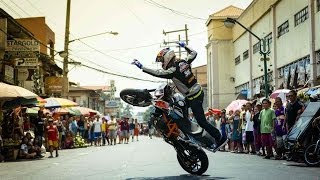 Sportbike stunt riding through The Philippines [upl. by Yalhsa]