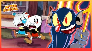 CRAZIEST Chases in The Cuphead Show 💨 Netflix After School [upl. by Durer]