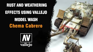 Rust amp Weathering effects using Vallejo Model WASH [upl. by Assereht]