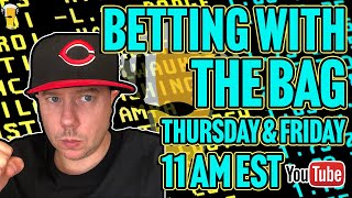 NHL  CFL  NCAAF  MLB  WNBA  NBA  Sports Betting Live  Betting with the Bag  Fri Oct 4th 2024 [upl. by Zurek34]