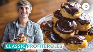 RECIPE Chocolate Profiteroles [upl. by Arikihs198]