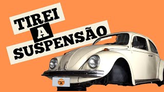 SUSPENSÃO DO FUSCA 1500  ANTES E DEPOIS [upl. by Grogan]