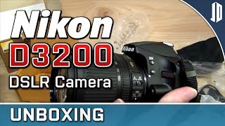 Nikon D3200 DSLR and Nikkor DX 18105mm VR Lens Unboxing  Overview [upl. by Lavern460]