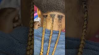 hiding thick virgin hair inside attachment nutless braid [upl. by Hartnett]