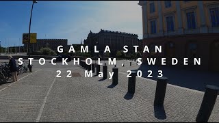 Stockholm Walk  Gamla Stan May 2023 [upl. by Edda]