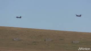 US Special Forces CH47 Chinooks at RAF Spadeadam  September 2024 [upl. by Liv612]