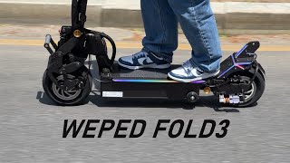 Electric scooter WEPED FOLD3 Osan review [upl. by Trow]