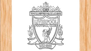 How to Draw Liverpool Logo [upl. by Ecaj]