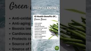 Health Benefits of Green Beans [upl. by Deryl]