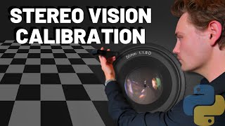 Stereo Vision Camera Calibration with OpenCV How to Calibrate your Camera with Python Script [upl. by Odlabso]