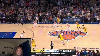 KNICKS VS PACERS GAME 7  REACTION [upl. by Eatnad]