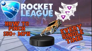 HOW TO PINCH THE PUCK 150mph ROCKET LEAGUE SNOW DAY [upl. by Ennoryt]