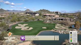 Flyover Troon North – Pinnacle Course 16 [upl. by Enom]