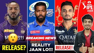 IPL 2024  KKR to RELEASE RUSSELL  HARDIK in MI 😯  RCB RELEASE UPDATE  CSK NEW TARGET  IPL NEWS [upl. by Tengdin]