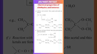 Addition with alcohols  Reaction with thiols R–SH  chemical properties of aldehydes and ketones [upl. by Aihsotan]