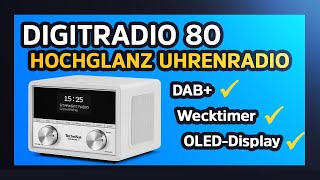 Short Review DIGITRADIO 80  DABUKWStereoUhrenradio in PremiumAusführung  TechniSat [upl. by Tracie522]