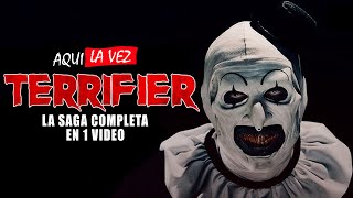 Terrifier LA SAGA COMPLETA EN 1 VIDEO Especial de Halloween  RESUMEN en 30 Minutos [upl. by Eatnad]