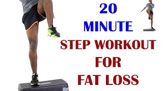 20 Minute Step Workout for Fat Loss Fat Burning Step Workout [upl. by Athenian839]