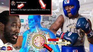 BREAKING ERROL SPENCE NOW SAYS amp CONFIRMS BROKEN RIB BEFORE CRAWFORD FIGHT  COULDNT SPAR FOR MONTH [upl. by Zela]