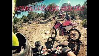 Riding Single Track In Rifle ColoradoReal girls Fall [upl. by Amirak535]