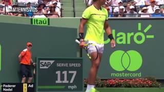 Roger Federer Vs Rafael Nadal Miami 2017 Final Highlights HDvia torchbrowser com [upl. by Sualokin324]