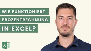 Prozentrechnen mit Excel am Beispiel der Mehrwertsteuer  Brutto und Netto einfach berechnen [upl. by Ernald]