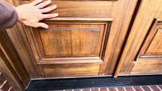 Front door staining Mount Juliet Tennessee [upl. by Toomay332]