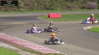 Iame BENELUX Round 4  Junior Final A [upl. by Aihseya]