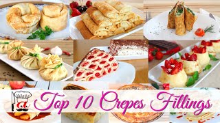 Sweet amp Savory Top 10 Crepe Fillings for Every Craving [upl. by Scevo]