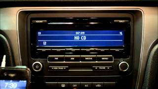 How To Streaming Bluetooth Audio with VW RCD 310 Stereo [upl. by Graybill]