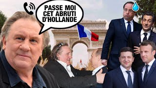 Gérard Depardieu fracasse la classe politique Française compilation des meilleurs moments [upl. by Iadahs546]