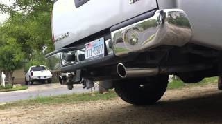 Nissan Frontier Nismo 4X4 KampN Air Filter and FlowMaster dual exhaust pt1 [upl. by Nirrat]