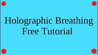 How to do Holographic Breathing Free Tutorial [upl. by Bozuwa249]