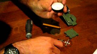 How to repair a US military or other lensatic compass in 5 minutes [upl. by Sissy]