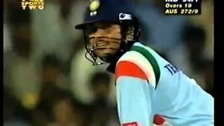 Sachin Tendulkar vs shane warne 1998 134 runs Australia [upl. by Arzed]