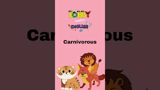 Herbivorous Carnivorous Omnivorous shorts english toefl ielts improvevocabularyviral [upl. by Mcgean963]