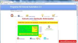 SIMULADOR GRÁTIS Calculo para Quitação Antecipada de Financiamento [upl. by Anaeg]